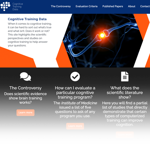 Cognitive Training Data